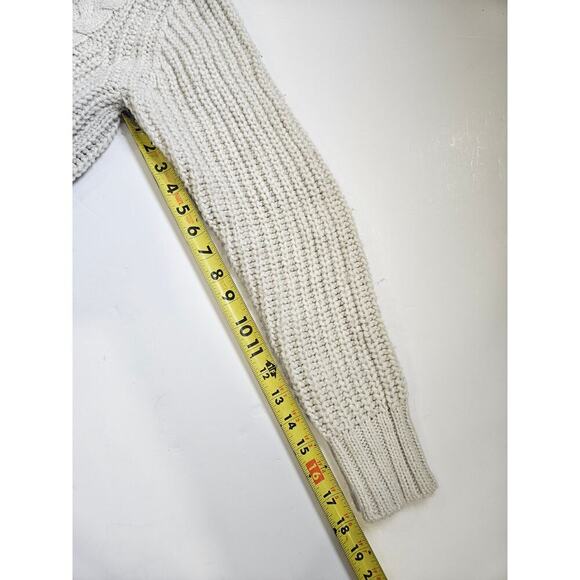 Maurices Large Open Front Relaxed Fit Cardigan Cream - Picture 6 of 8